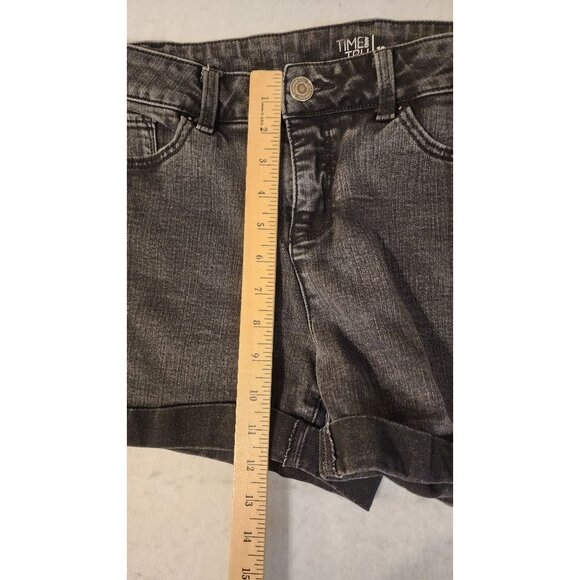 Time & True Black mid-rise women's shorts 10 - Picture 7 of 12